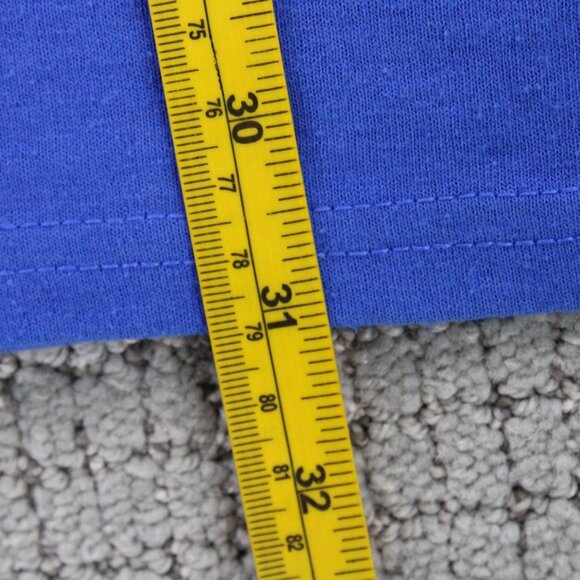 Stephen Colbert Late Night Show Shirt Mens XL Blue Short Sleeve Is Potato Rare - Picture 9 of 9